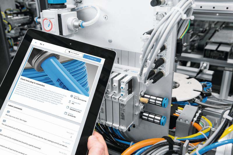 Festo представи приложение за интелигентно управление на поддръжката
