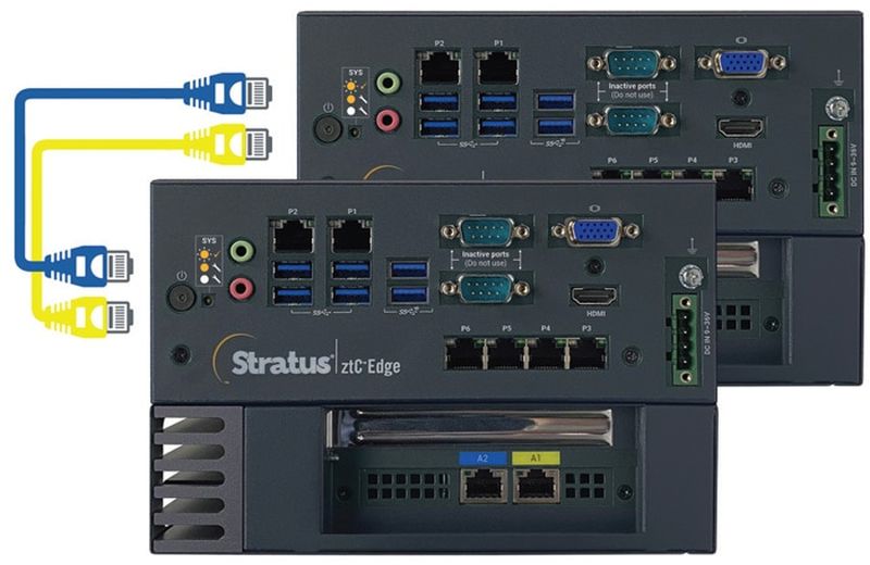 Високонадеждна автоматизирана платформа за периферни изчисления Stratus ztC Edge