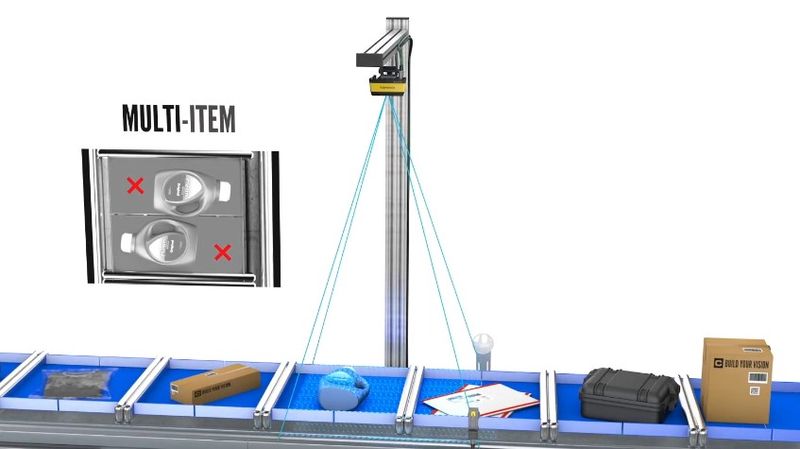 Високоефективна детекция на обекти в логистиката с Cognex 3D-A1000 Високоефективна детекция на обекти в логистиката с Cognex 3D-A1000