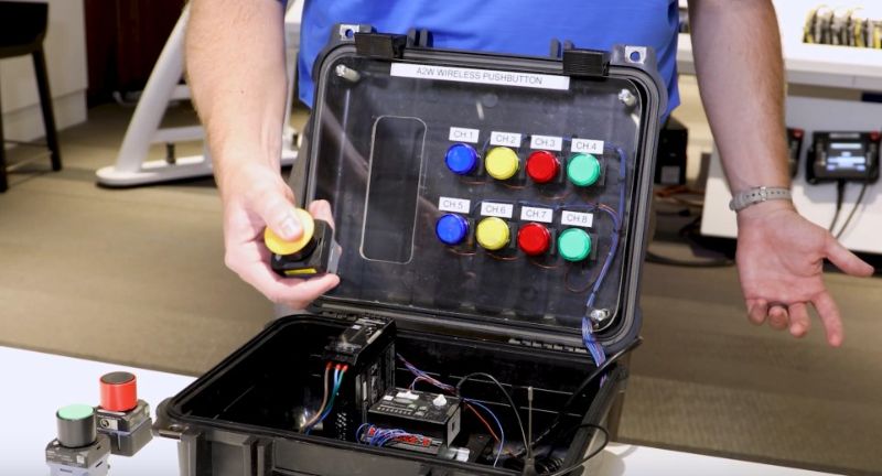 Безжичните бутони за управление A2W на OMRON – гъвкаво решение за производството Безжичните бутони за управление A2W на OMRON – гъвкаво решение за производството