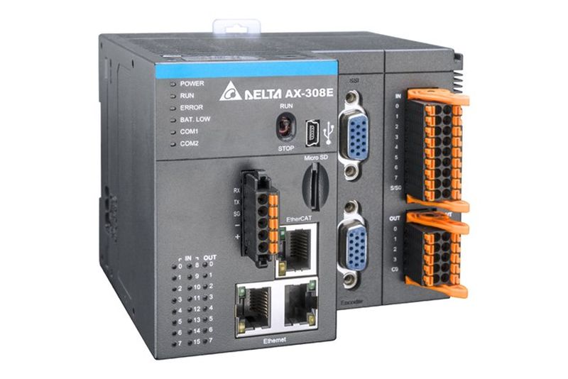 Серия AX на Delta и CODESYS – PLC, HMI и контролери за движение в една платформа Серия AX на Delta и CODESYS – PLC, HMI и контролери за движение в една платформа