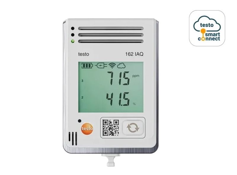 Онлайн дата логер с дисплей testo 162 IAQ Онлайн дата логер с дисплей testo 162 IAQ
