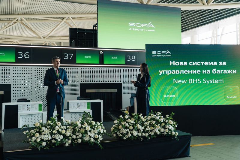 SOF Connect инвестира 15 млн. евро в автоматизирана система за обработка на багаж на Терминал 2 с осем пъти по-голям капацитет SOF Connect инвестира 15 млн. евро в автоматизирана система за обработка на багаж на Терминал 2 с осем пъти по-голям капацитет