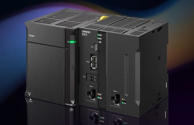 Събиране и визуализация на данни от производството с DX100 Data Flow Edge от Omron Събиране и визуализация на данни от производството с DX100 Data Flow Edge от Omron